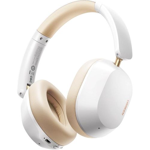 UGREEN HiTune Max5c Hybrid Active Noise-Cancelling Headphones - White - HP203