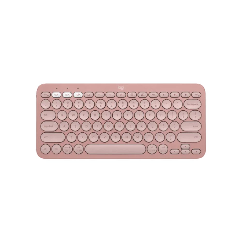 LOGITECH K380S MULTI-DEVICE BLUETOOTH KEYBOARD – TONAL ROSE