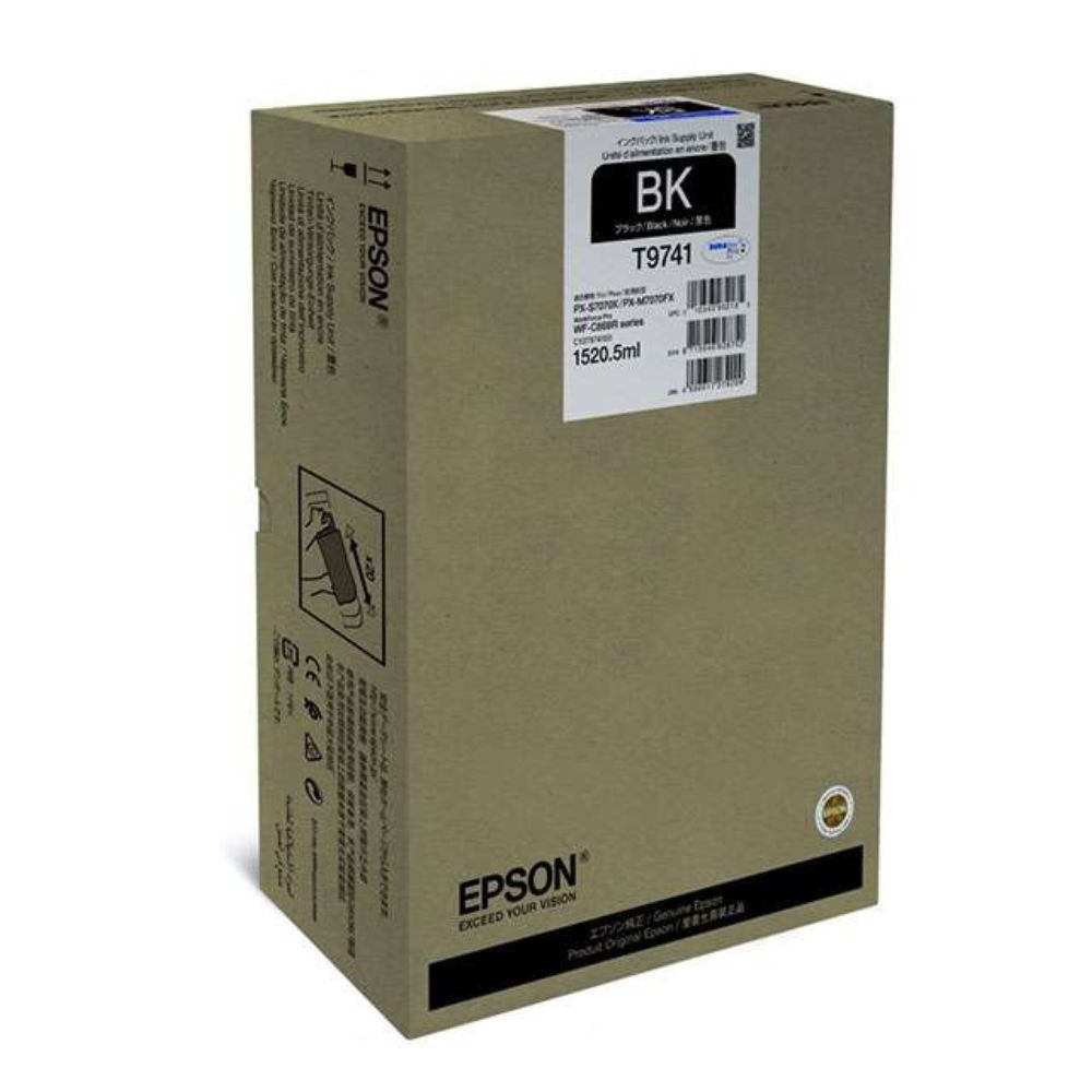Epson T9741 Black XXL Ink Cartridge  WF-C869R  - C13T97410N
