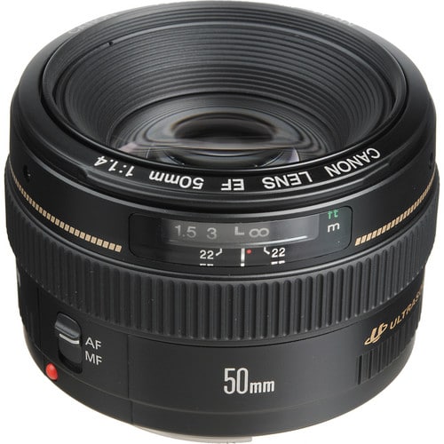 CANON EF 50MM F/1.4 USM LENS