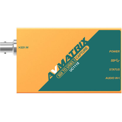 AV MATRIX UC 1118 SDI-USB 3.1 TYPE C CAPTURE CARD