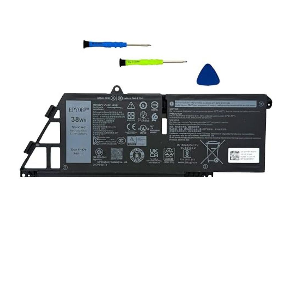 Dell P178G P178G001 battery 7.6V 38Wh
