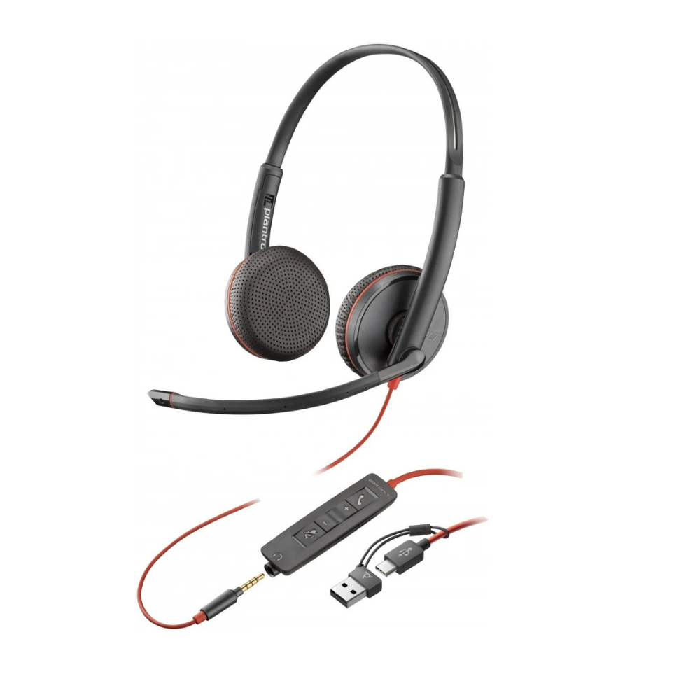 Poly Blackwire 3225 Stereo USB-C Headset 8X229A6