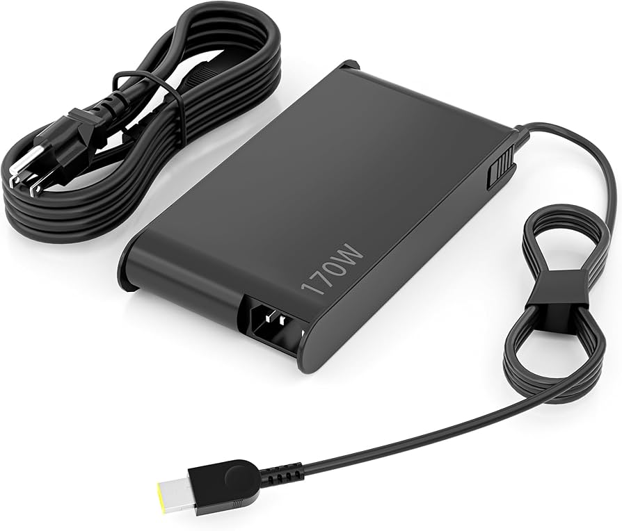 Charger for Lenovo ThinkPad P16v Gen 2 – 170W Slim 20V 8.5A AC Adapter