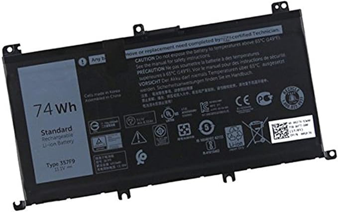 Dell Inspiron 15 Gaming 7566 11.4V 74Wh Original Battery